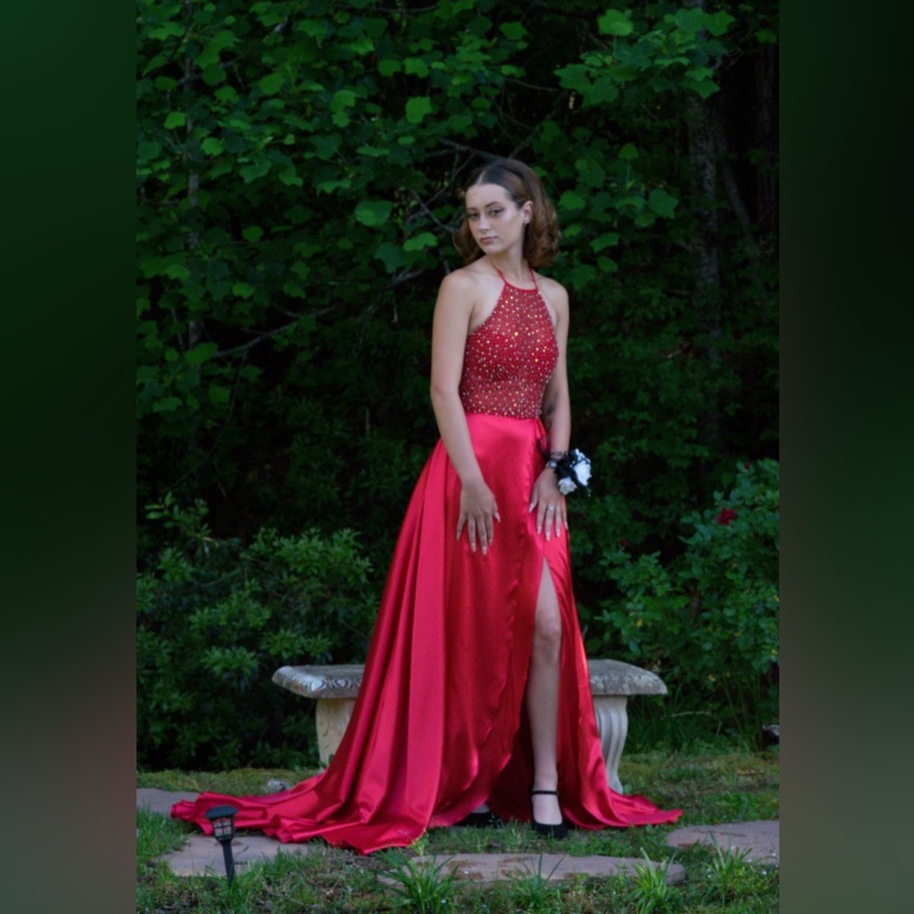 Sherri Hill red sequin dress